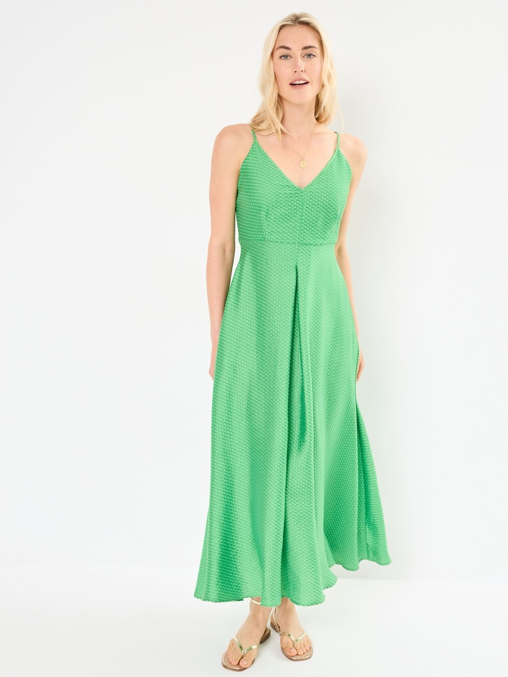 FRNCH Paris Lionelle Maxi Dress - Emerald Green - NWT , sz : small